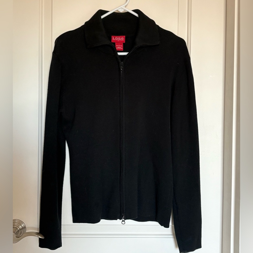 L.O.G.G. Women's Black Cardigan Sweater